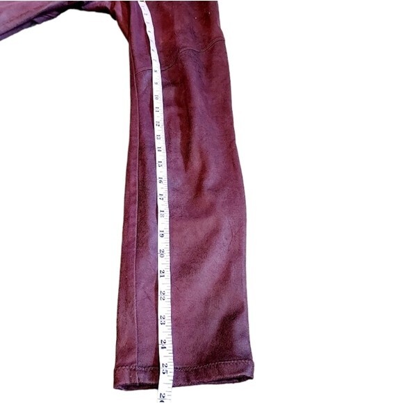 Free People Faux Leather Leggings size 26 NWOT - Picture 9 of 9